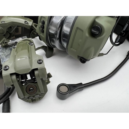 6TH GEN TACTICAL HEADSET тактическая гарнитура, звукосниматель и шумоподавление, активные в Омске