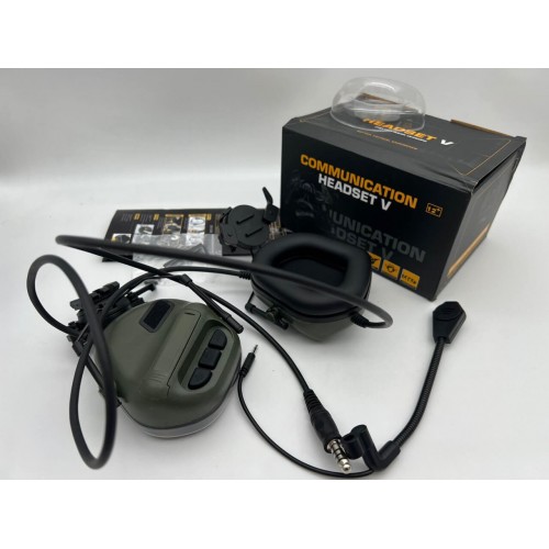 "COMMUNICATION HEADSET V" Активные тактические наушники для стрельбы в Омске