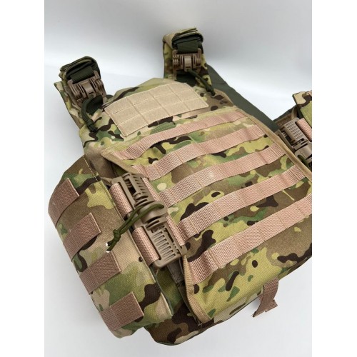 Бронежилет ЗАЩИТНИК в Омске с кевларовым баллистическим пакетом C2, капами и бронеплитами Бр5