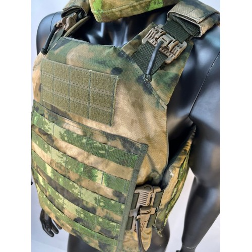 Бронежилет ЗАЩИТНИК в Омске с кевларовым баллистическим пакетом C2, капами и бронеплитами Бр5