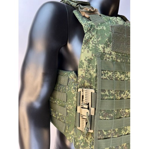 Бронежилет ЗАЩИТНИК в Омске с кевларовым баллистическим пакетом C2, капами и бронеплитами Бр5