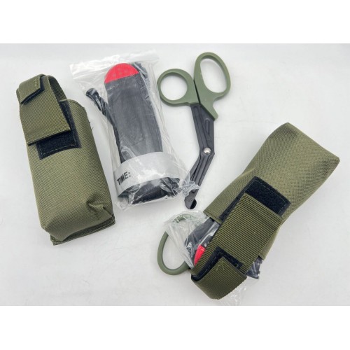 Чехол в комплекте с турникетом 95 см и ножницами для крепления на систему молле в Омске