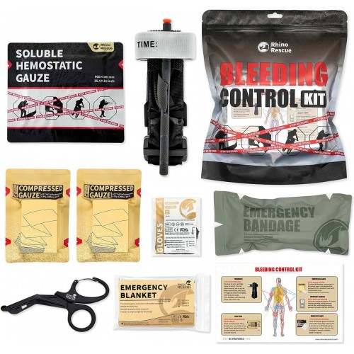 Комплект для остановки кровотечений «Bleeding Control Kit» Rhino Rescue в Омске