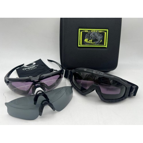 Тактические ударопрочные очки OAKLEY Alpha 2в1 в Омске