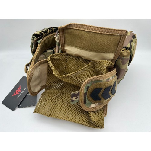 Пояс разгрузочный YAKEDA тактический с подсумками в Омске