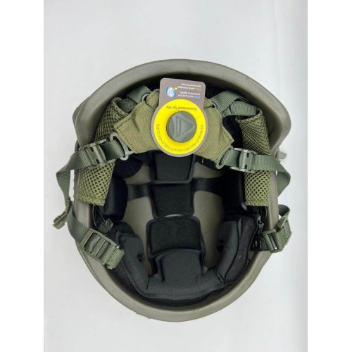 Кевларовый тактический баллистический шлем FAST Ops-Core NIJ IIIA / Бр2 класс защиты / без ушей с системой регулировки Венди в Омске