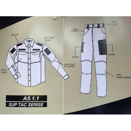 Костюм тактический А5.1.1 «Офицер» (брюки + рубашка) в Омске