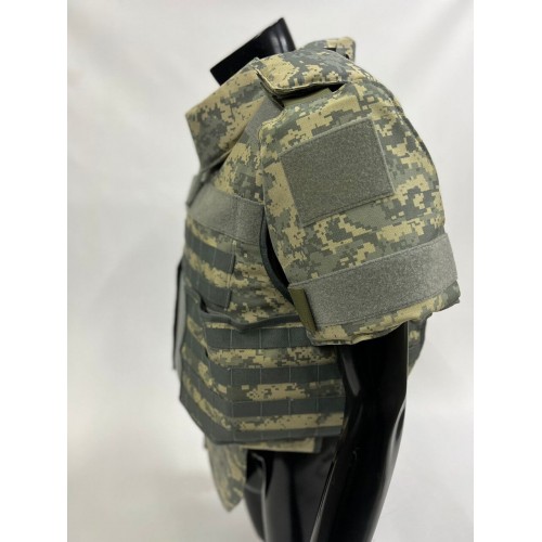 Военный бронежилет пиксельный с плитами в Омске