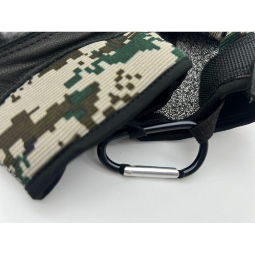 Перчатки с защитой от порезов, тактические с кожаными вставками  в Омске