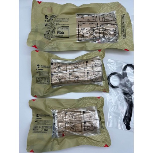 Бинт тактический z-сложенный прессованный (Compressed gauze) в Омске