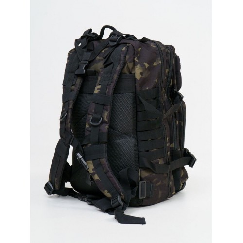 Рюкзак тактический 45 л мультикам тёмный в Омске