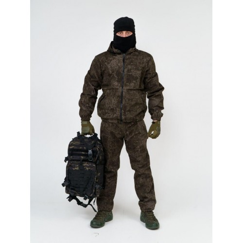 Рюкзак тактический 45 л мультикам тёмный в Омске