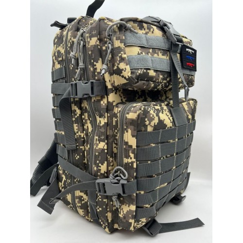 Рюкзак тактический 45 л пиксель/серый в Омске