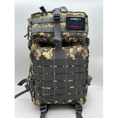 Рюкзак тактический 45 л пиксель/серый в Омске