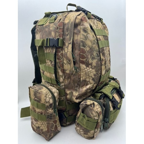 Рюкзак тактический 55 л со съемными подсумками в Омске
