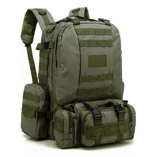 Рюкзак тактический 55 л со съемными подсумками в Омске
