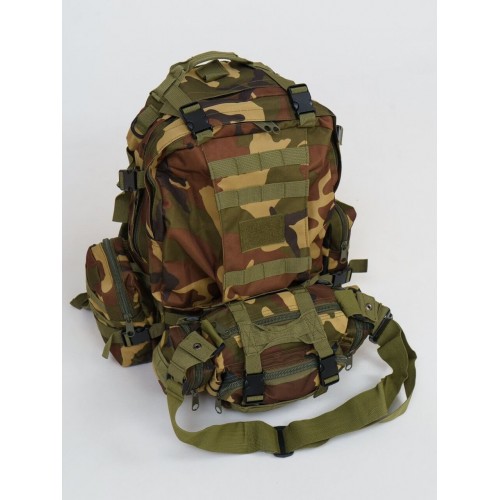 Рюкзак тактический 55 л со съемными подсумками в Омске