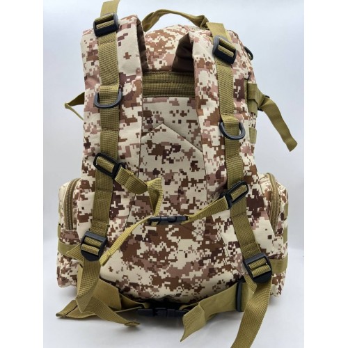 Рюкзак тактический 55 л песок/пиксель в Омске