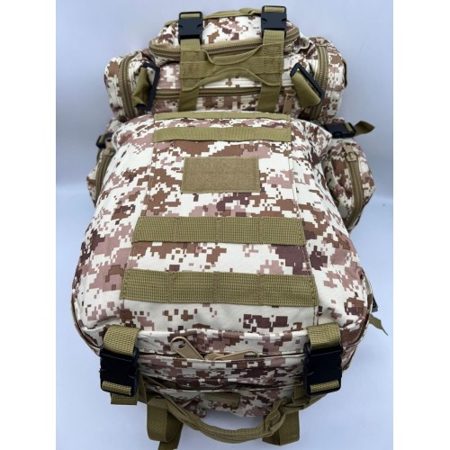Рюкзак тактический 55 л песок/пиксель в Омске