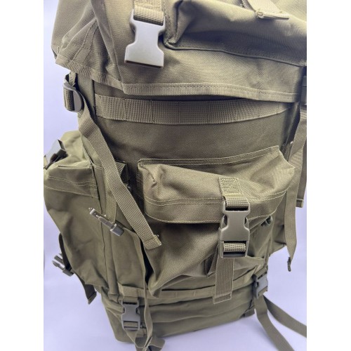 Рюкзак тактический 75 литров цвет хаки в Омске