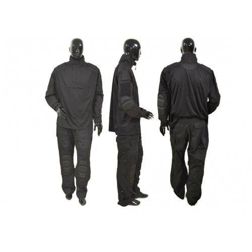 Тактический боевой костюм, чёрный в Омске