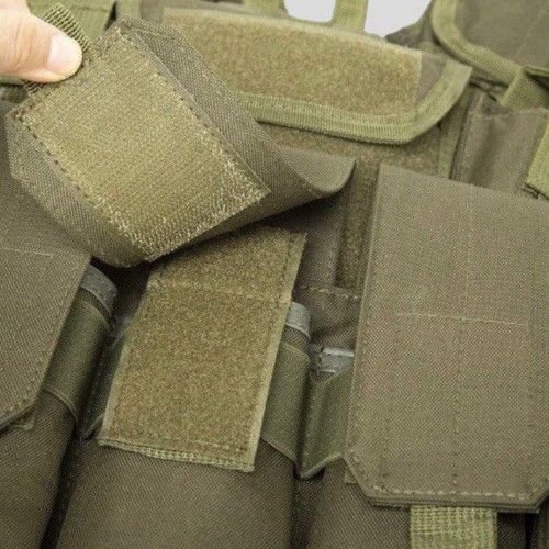 Тактический разгрузочный жилет «5 / пять карманов» с подсумками Tactical Molle Plate Carrier для съемных бронепластин в Омске