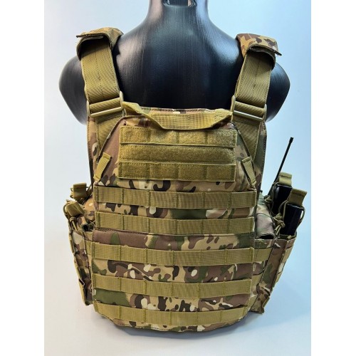 Жилет (плитник быстросъёмный/разгрузка) с возможностью установки боковых плит или боковых баллистических пакетов в Омске