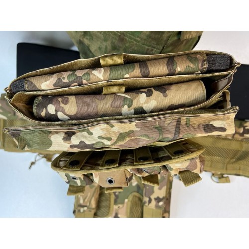 Жилет (плитник быстросъёмный/разгрузка) с возможностью установки боковых плит или боковых баллистических пакетов в Омске